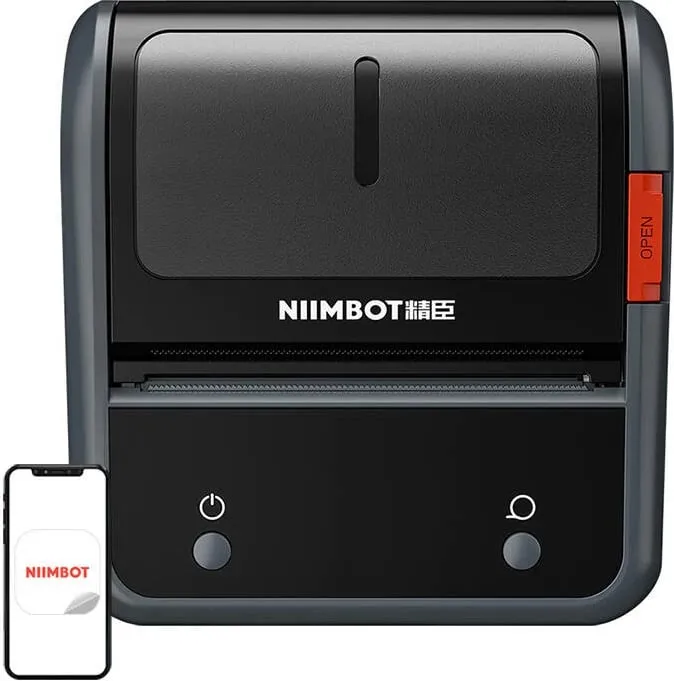 Printer etiketa termik Niimbot B3S_P, Bluetooth, 2000 mAh, Gri - 1