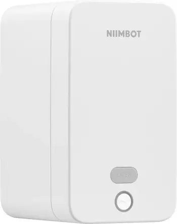 Printer etiketash portativ, NIIMBOT K2, Bluetooth, gjerësi 20–60 mm, rrotull Ø110 mm deri 1300 etiketa, USB-B, i bardhë