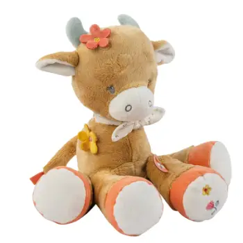Lodër e butë Nattou Cow Mila, 30cm, e kaftë