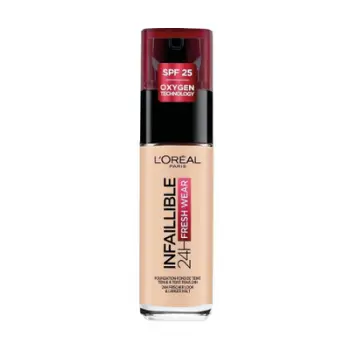 Krem pudër L'Oreal , Infaillible 020 , 32H Fresh Wear , SPF 25 + Vitamin C , 30 ml