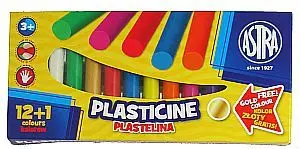 Plastelinë Astra, 12+1 ngjyra