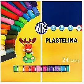Plastelinë Astra, 24 ngjyra