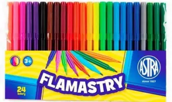 Set flomasterësh Astra Felt Tip, 24 ngjyra, për fëmijë