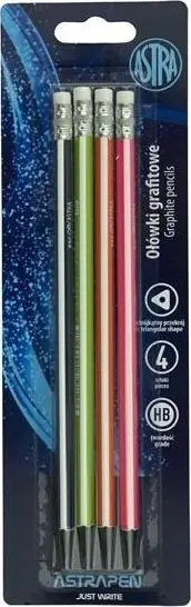 Laps druri me gome Astra Graphite, 4 copë