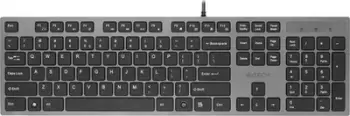 Tastierë universale A4 Tech KV-300H, USB, e hirtë, e zezë