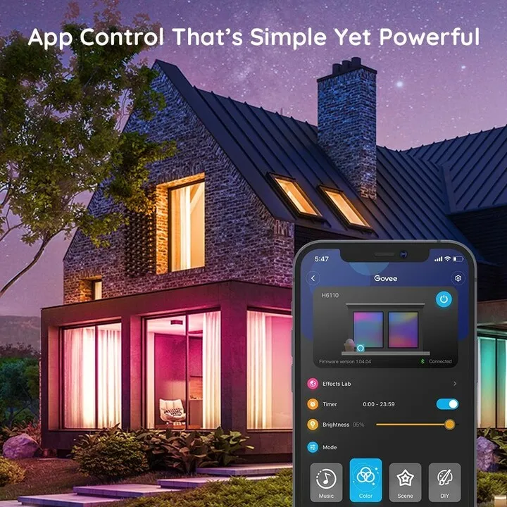 Sihirit Govee WiFi Smart LED RGB, 10m - 3