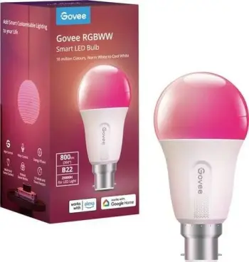 Llambë inteligjente Govee Smart WiFi BLE Light Bulb, 800 lm, e bardhë