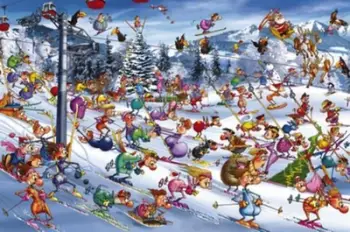 Lodër puzzle Piatnik Ruyer Skis, 12+, 1000 elemente