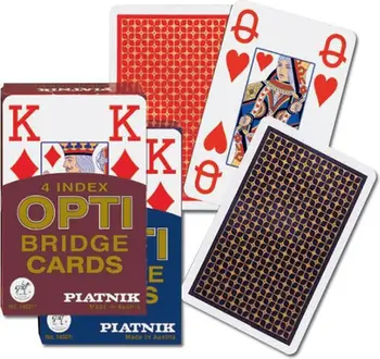 Karta loje Piatnik Bridge 4 Index OPTI 77139