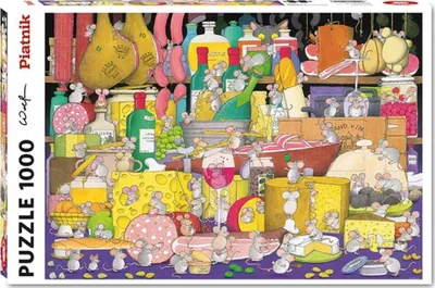 Lodër puzzle Piatnik The mice are playing, 12+, 1000 elemente - 1