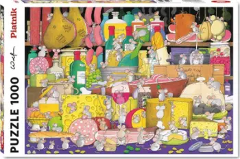 Lodër puzzle Piatnik The mice are playing, 12+, 1000 elemente