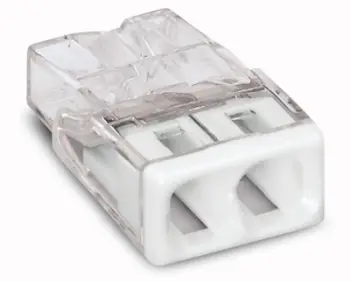 Lidhëse WAGO Compact Transparent (2273-202), e bardhë