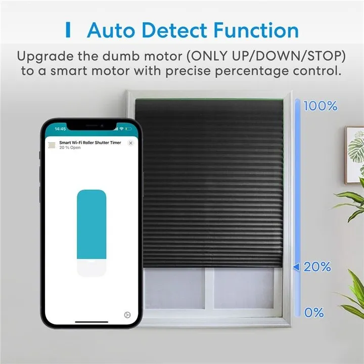 Ndërprerës Meross Smart Wi-Fi Roller Shutter Timer - 7