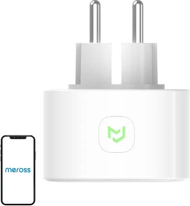 Prizë inteligjente Meross MSS210EU, WiFi, HomeKit, e bardhë - 1