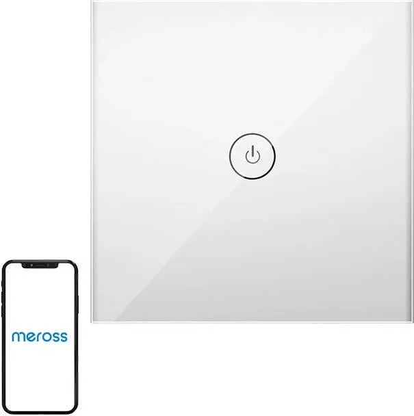 Switch i mençur Meross MSS510 EU, Wi-Fi, për Apple HomeKit, i bardhë - 1
