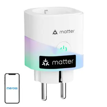 Prizë e mençur Meross MSS315MA-EU me matje të energjisë, Matter, e bardhë