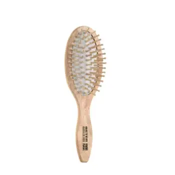 Brush për flokë BETER Natural Fiber me Pisha prej druri dhe topa mbrojtës