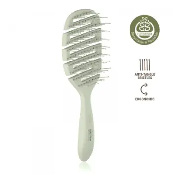 Beter Natural Fiber Flexible Vent Brush - Mint Green