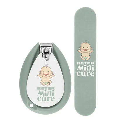 Set për thonjë për bebe BETER Mini Cure, gjelbër - 1