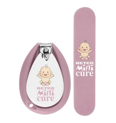 Set për thonjë për bebe BETER Mini Cure, rozë - 1