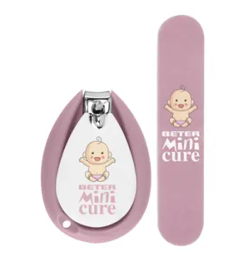 Set për thonjë për bebe BETER Mini Cure, rozë
