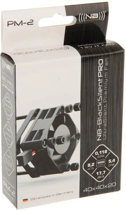 Ftohës Noiseblocker BlackSilent Pro PM2, 40 mm - 4