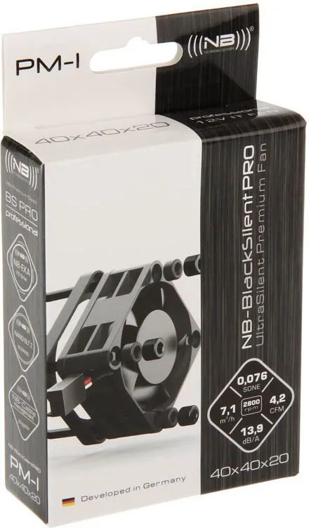 Ftohës Noiseblocker BlackSilent Pro PM1, 40 mm - 4