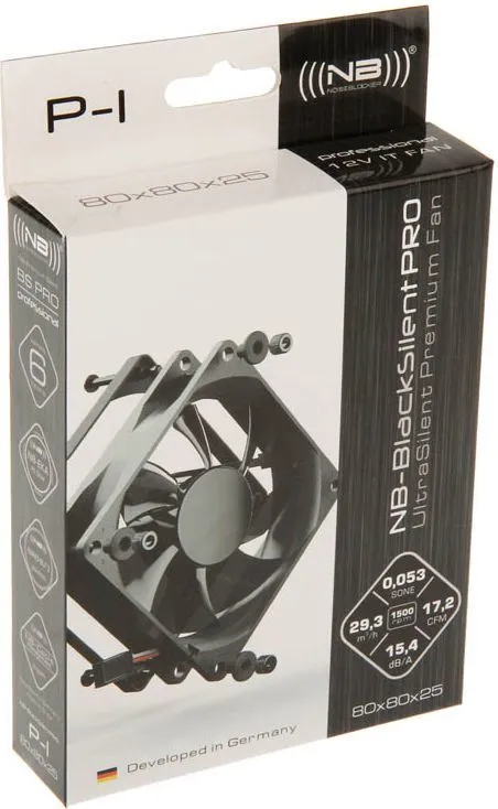 Ftohës Noiseblocker BlackSilent Pro P-1, 80 mm - 5