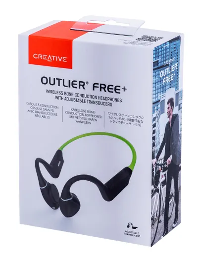 Kufje Creative Outlier Free+, Wireless, të gjelbërta - 2