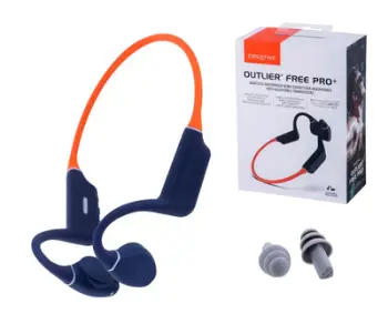Kufje Creative Outlier Free PRO+, Wireless, të portokallta