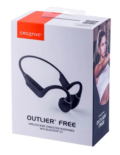 Kufje Creative Creative Outlier Free, Wireless, të hirta - 4