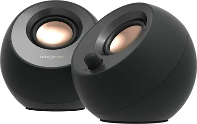 Altoparlantë kompjuteri Creative Pebble V3, USB C, Bluetooth, të zinj - 3