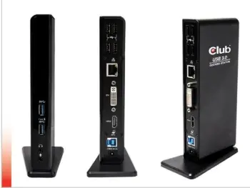Stacion Club 3D SenseVision Dual Display USB 3.0 (CSV-3242HD), i zi