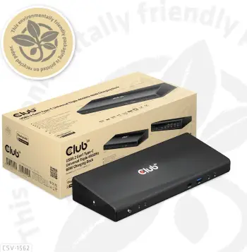 Stacion karikimi Club 3D, 2x DisplayPort, 3x HDMI, 5x USB 3.0, i zi