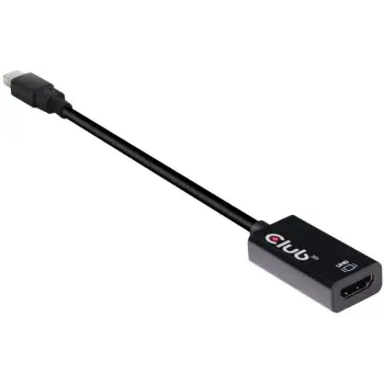 Adapter Club3D Mini DisplayPort në HDMI 2.0, 4K60Hz, i zi