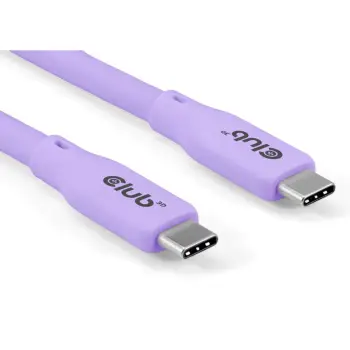 Kabllo USB-C Club3D Lifestyle CAC-3004, 2m, 240W, 20Gbps, lila