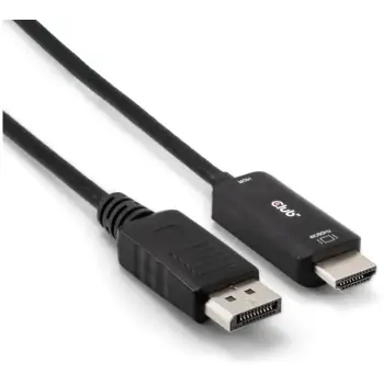 Kabllo Mini DisplayPort Club3D 2m, 4K60Hz, e zezë