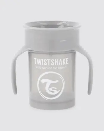 Shishe për bebe Twistshake 360 6+ muaj, Blu Pastel