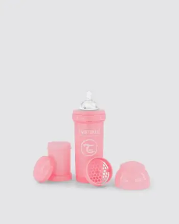 Shishe për bebe Twistshake Anti-Kolikë, 260ml, Rozë Pastel