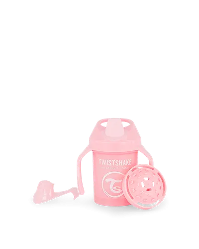Shishe Twistshake Mini Cup, Rozë Pastel, 230ml, 4+muaj - 1