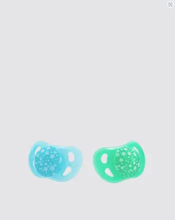 Set 2 mema Twistshake 0-6 muaj, Blu Pastel dhe Gjelbër Pastel