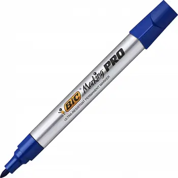Marker permanent BiC Marking Pro, majë e fortë, bojë e kaltër