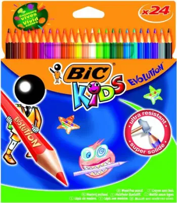 Set i lapsave Bic Kids Evolution 920298, 24 copë