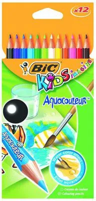 Ngjyra BIC KIDS AQUACOULEUR, 12 copë - 1
