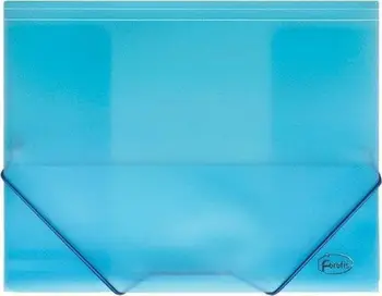 Dosje me elastik Panta Plast 91161, A4, transparente, blu