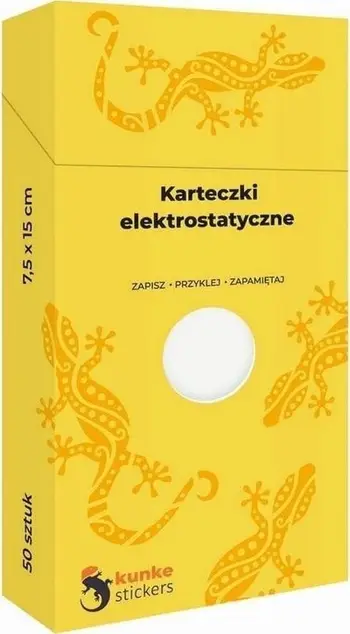 Fletë shënimesh Panta Plast Electrostatic, 50 fletë, e bardhë