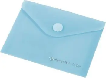 Dosje plastike Panta Plast FOCUS, A5, transparente blu