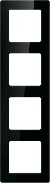 Kornizë katërfishe për çelësa Avatto N-TS10-Frame-B4, e zezë
