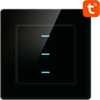 Switch i mençur Avatto N-TS10-B3, 3 butona, WiFi, TUYA, i zi