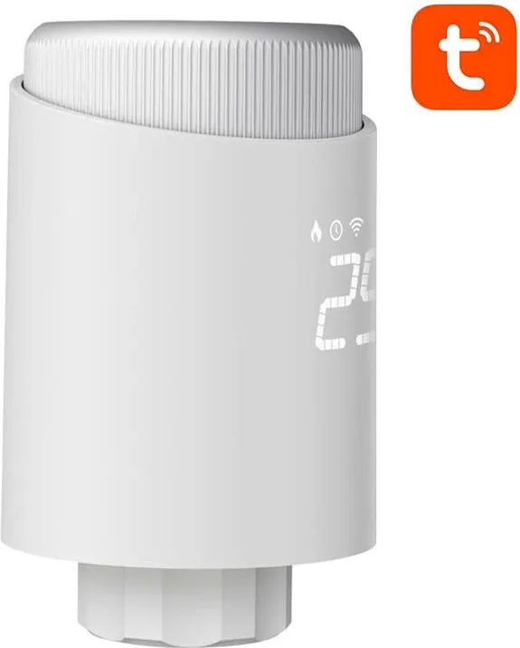 Kokë termostatike smart Avatto TRV10, Zigbee, Tuya, e bardhë - 3